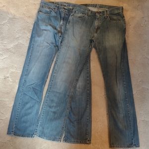 Levi's men's jeans, 559, size 39x34, 2 pair
